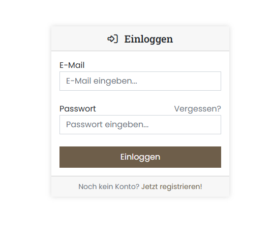 Login-Seite von cp.servercow.de