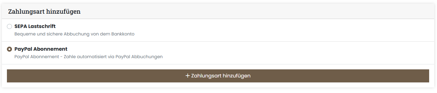 Neues Mandat erstellen im Kundenportal