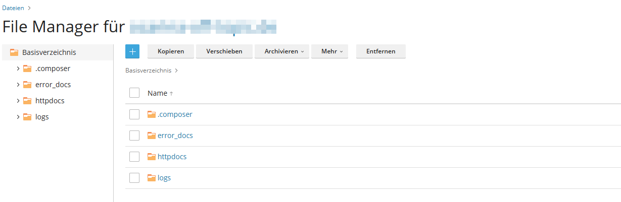 Beispiel atlas.web.servercow.de WebFTP Client Beispielansicht