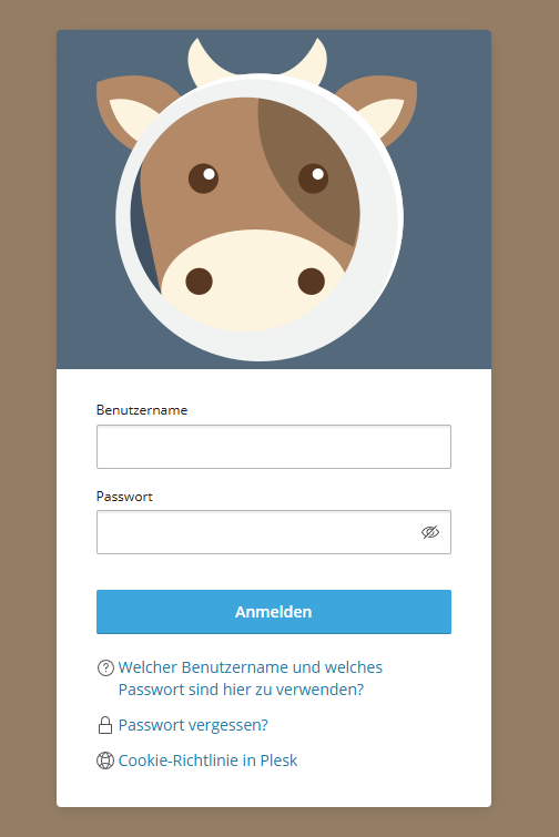 Servercow Web Hosting Admin Login